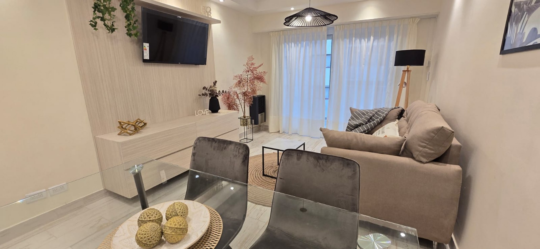 2 AMBIENTES A ESTRENAR EN EXCELENTE UBICACION, DECORADO Y AMOBLADO