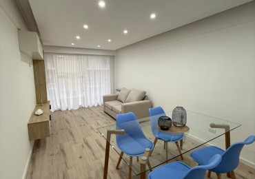 3 AMBIENTES RECICLADO CON BALCON A LA CALLE Y COCHERA/AMOBLADO/DECORADO